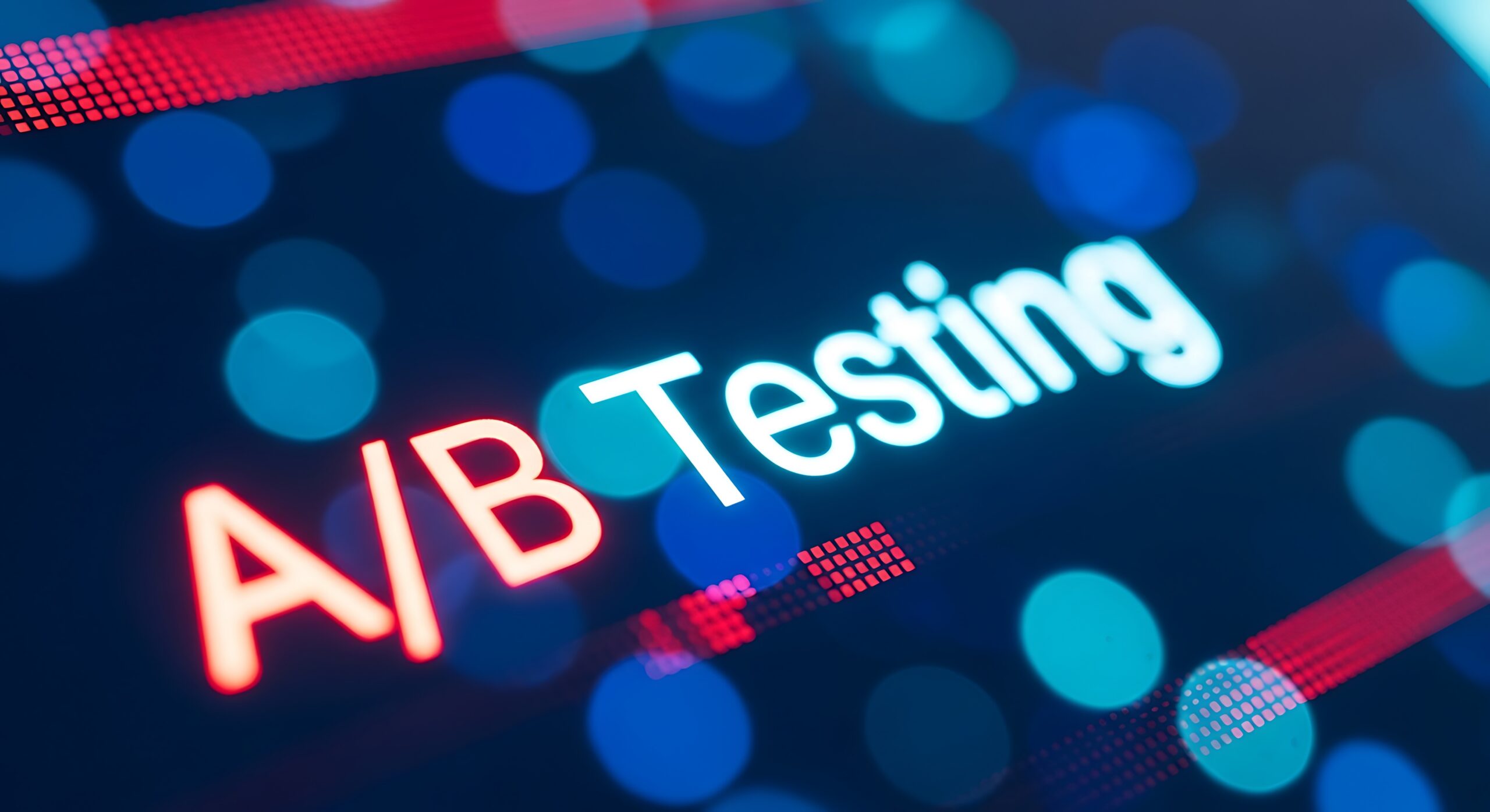 A/B test configuration templates and randomization interface